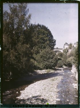 Image représentant France, La Bourboule, La Dordogne vue vers l'aval