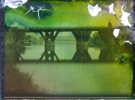 Image représentant France, Pont à Mousson, La passerelle de la rive gauche au pont démoli