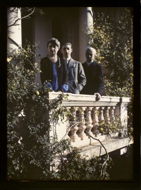 Image représentant René et Berthe Lévy, avec leur fils Robert