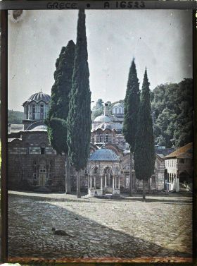 Image représentant Turquie, Hilendar, Ensemble de l'Eglise