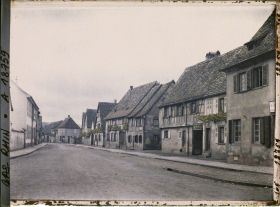 Image représentant France, Haguenau, La Mare des Canards prise de la Porte de Wissembourg