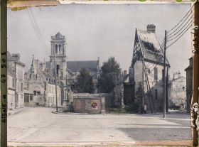 Image représentant France, Soissons, Vue vers St Léger