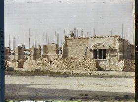 Image représentant Belgique, Langemarck, Eglise en reconstruction