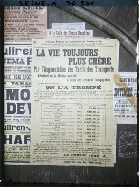 Image représentant Affiche de l'Union des syndicats des chemins de fer de l'Etat français