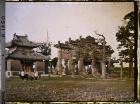 Image représentant Shendao (" voie de l'Ame "), vers Konglin, la nécropole de la famille de Confucius