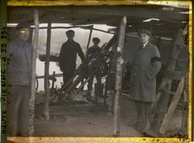 Image représentant La sondeuse, gisement de La Fagassière mine d'or