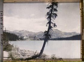 Image représentant Canada, Lac Louise, Vue vers Château, Lac Louise et Chaine des Ptarmigan  autre aspect