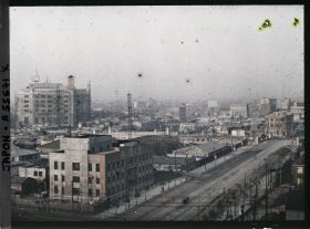 Image représentant Panorama de la ville côté est, quartier de Nihonbashi