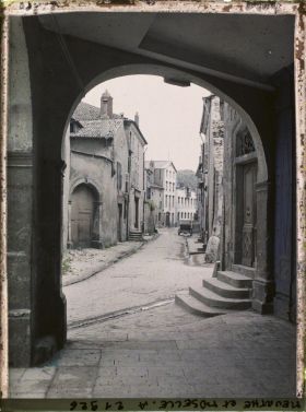 Image représentant France, Pont à Mousson, La rue Dufour