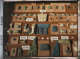 Image représentant Objets funéraires au musée égyptien