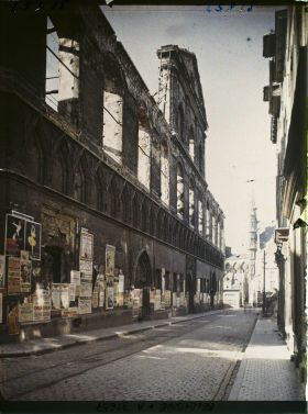 Image représentant Belgique, Louvain, Façade principale de la Bibliothèque, rue de Namur