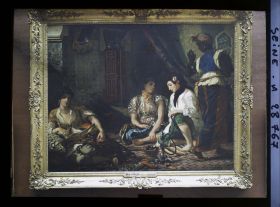 Image représentant Femmes d'Alger dans leur appartement, Eugène Delacroix, musée du Louvre