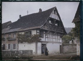 Image représentant France, Wissembourg, Petite maison ancienne