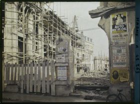 Image représentant France, Reims, Chantiers aux alentours de la Place Royale