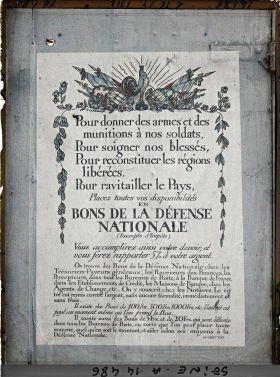 Image représentant Affiche des bons de la défense nationale