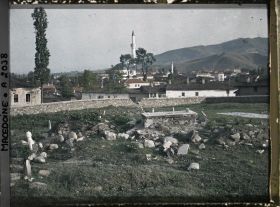 Image représentant Vue sur la ville prise du cimetière turc