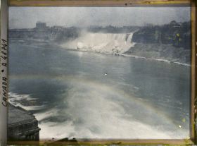 Image représentant Canada, Niagara, Chute américaine et arc en ciel