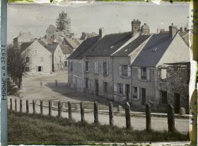 Image représentant France, Dormans, Une vue du Village vers l'Eglise
