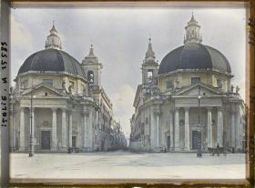 Image représentant Place du peuple, églises Santa Maria in Montesano et Santa Maria dei Miracoli