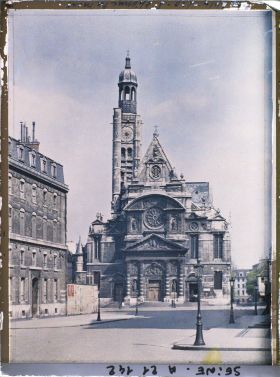 Image représentant L'église Saint-Etienne-du-Mont, place Sainte-Geneviève