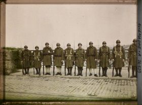 Image représentant Allemagne, Düsseldorf, Occupation Française Relevé de la Garde sur le Pont