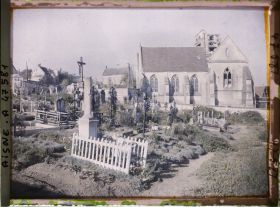 Image représentant France, Coeuvres et Valsery, Le Cimetière et l'Eglise