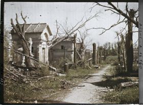 Image représentant France, St Quentin, Une allée du Cimetière St Jean