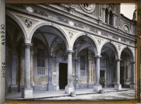 Image représentant Le portique de la Madonna del Sasso