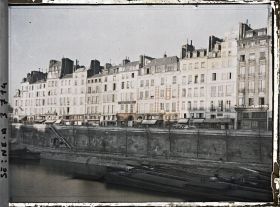 Image représentant Le quai des Orfèvres vu du quai des Grands-Augustins
