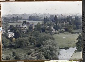 Image représentant Paysage, le côté Sud Est pris de la tour du Magdalen College
