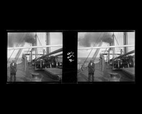 Image représentant Un passager sur le pont avant