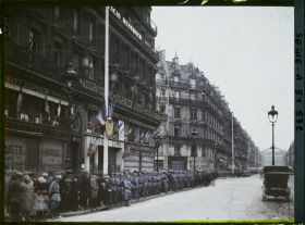 Image représentant Décorations avenue de l'Opéra pour le 9ème congrès de la Légion Américaine (American Legion)