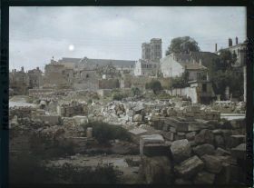 Image représentant France, Verdun, Ensemble des ruines vues de la rue des Capucins