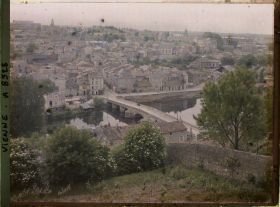 Image représentant Panorama de la ville depuis les Dunes avec le pont rue du Faubourg du Pont Neuf