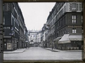 Image représentant La rue de la Bourse vue de la rue Vivienne