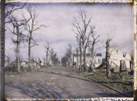 Image représentant France , Sortie de Reims (route de Laon)