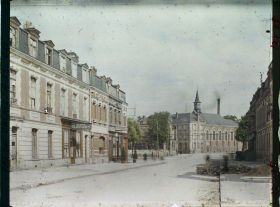 Image représentant France, Arras, Rue de Chanzy et Chapelle des Soeurs