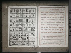Image représentant Carte de pain (du) mois d'octobre (1918)