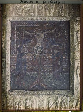 Image représentant Turquie, Mont Athos, Vatopédi, Icône du Crucifiement