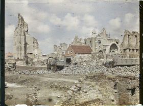 Image représentant Belgique, Ypres, Les ruines de l'Eglise St Martin