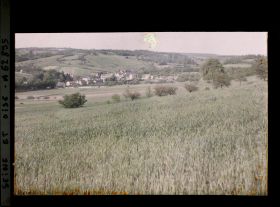 Image représentant Ile de France, Vetheuil, Ensemble de cultures et collines du Vexin