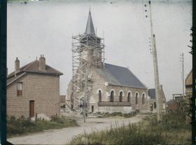 Image représentant France, Bailleul - Sire - Berthoud, Eglise en construction