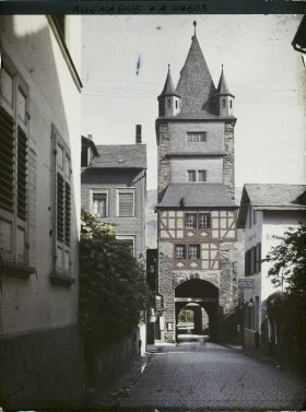 Image représentant Allemagne, Bacharach, Tour du Moyen âge, aspect du Côté de la Ville