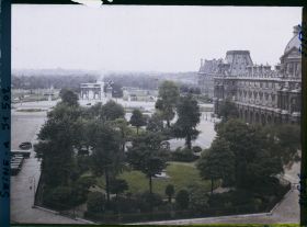 Image représentant Vue du Louvre vers la place de l'Etoile