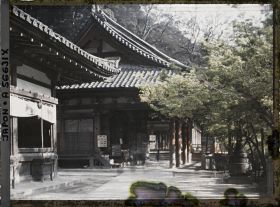 Image représentant Les pavillons Shakado, Amida-dô et Okunoïn du temple Kiyomizu-dera (ou Seisuiji)