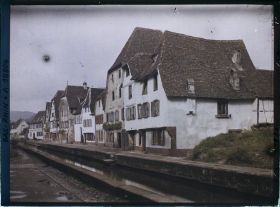Image représentant France, Wissembourg, Maisons anciennes s/le Bruchstaden