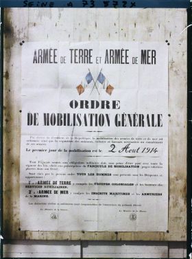 Image représentant Affiche de la mobilisation générale du 2 Août 1914
