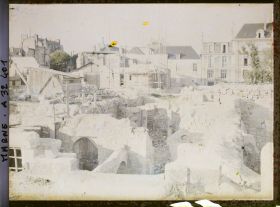 Image représentant France, Reims, Ruines aux abords de la rue Cérès