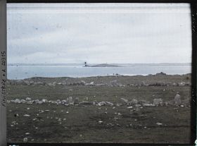 Image représentant La presqu'île de la Torche vue de la presqu'île de Porz-Carn.