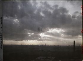 Image représentant Prusse, Gelsenkirchen, Coucher de Soleil s/ la Ruhr